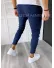 Pantaloni barbati casual regular fit bleumarin B1734 F6-4
